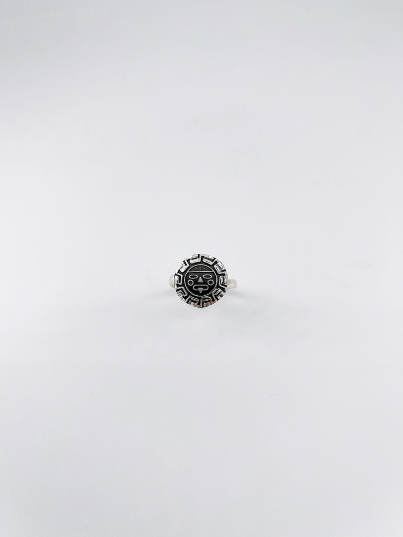 Bague ethnique en argent massif