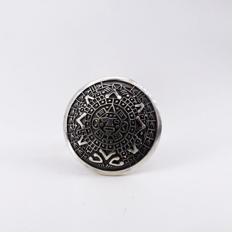 Bague argent maya homme