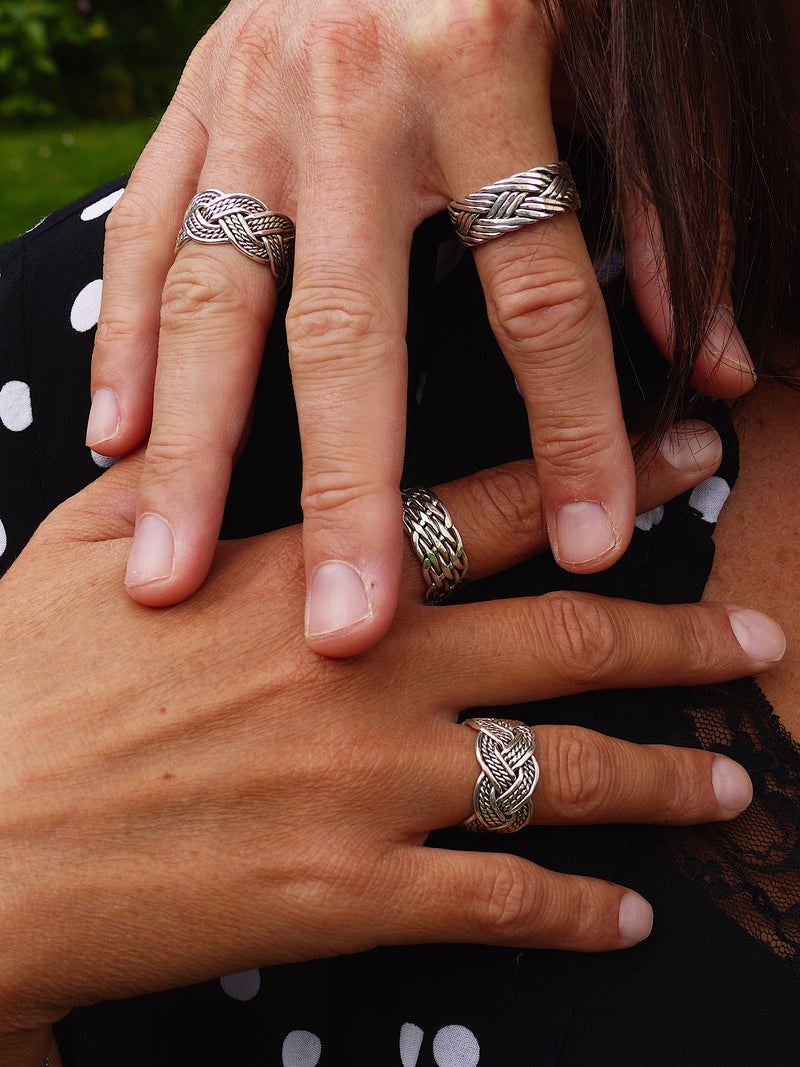 Bague en argent massif