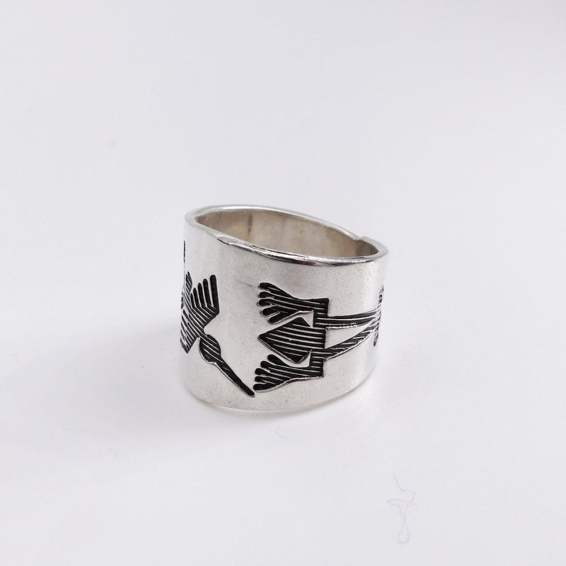 Bague en argent pour homme Maya