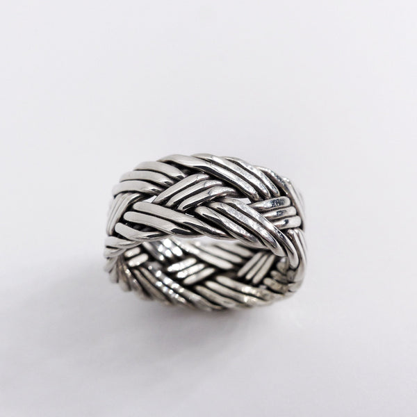 Bague en argent massif homme