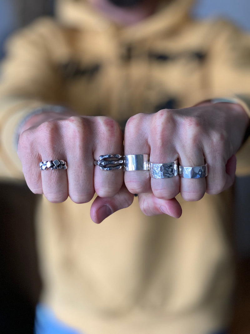 Bague en argent pour homme