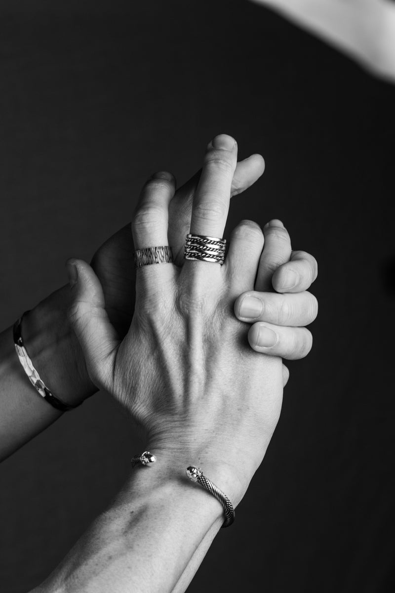 Bague intemporelle en argent