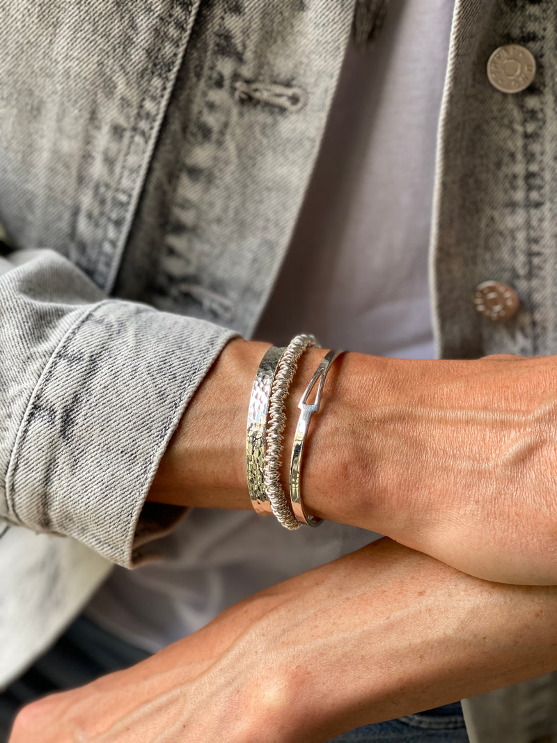 Bracelet en argent massif homme
