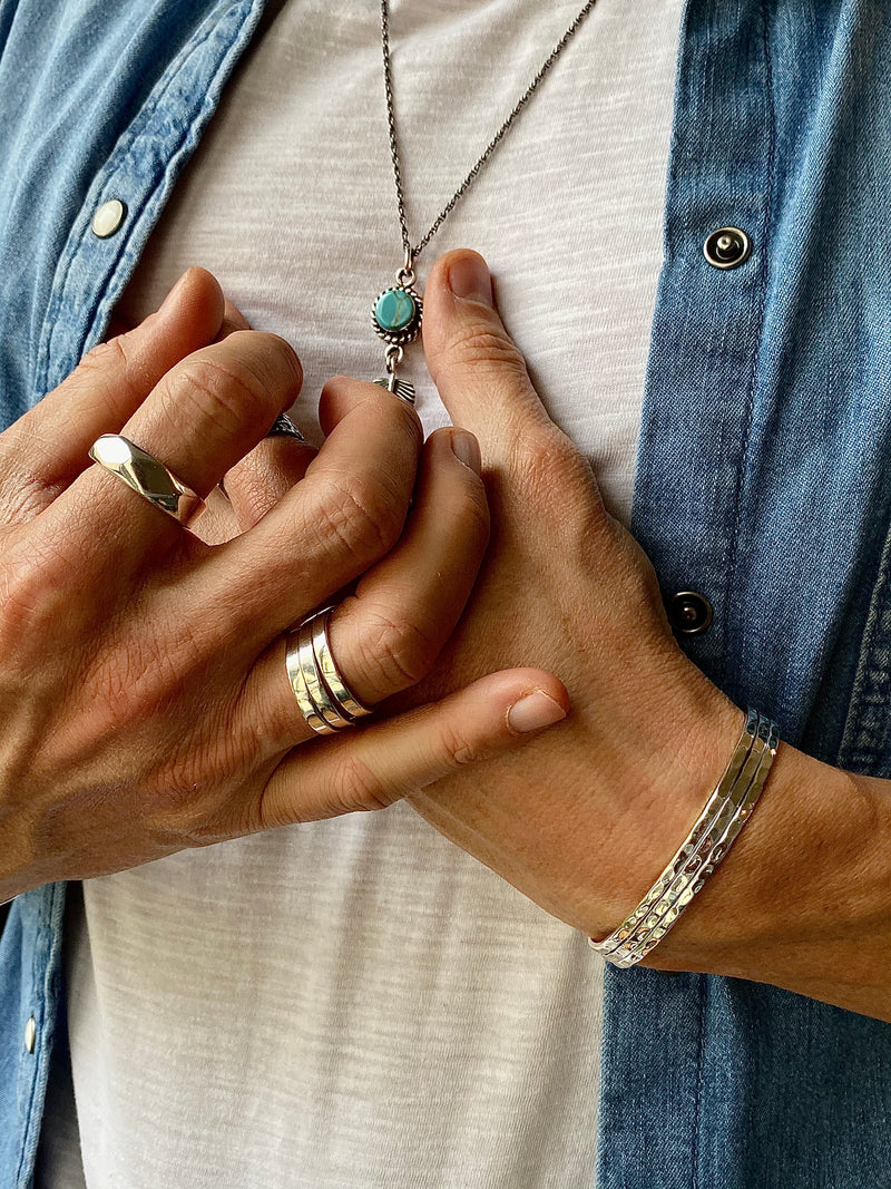 Bague en argent pour homme