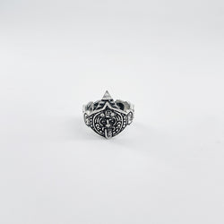 Bague ethnique en argent - Hunhau