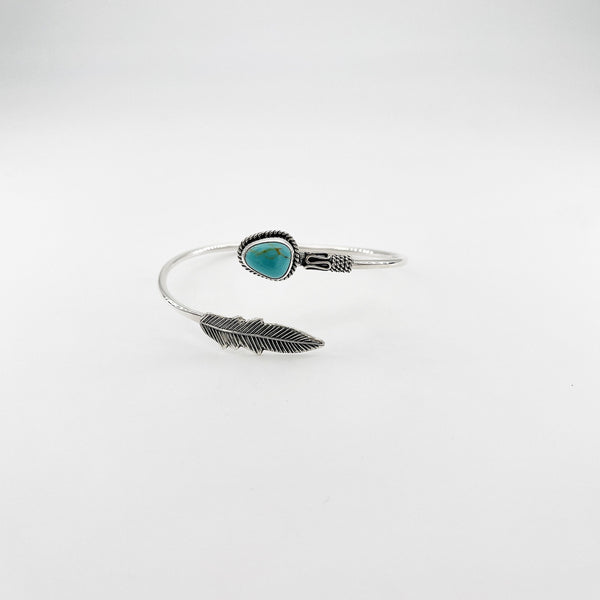 Men's silver bangle - Yzenia