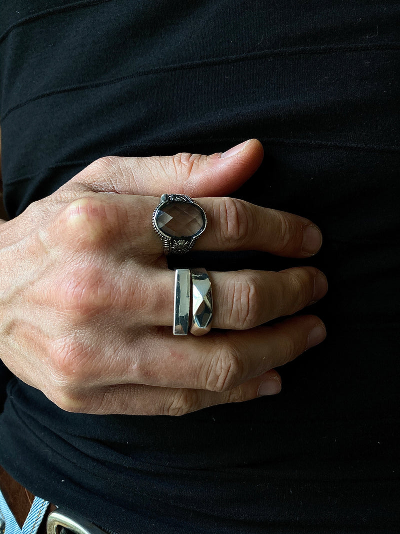 Bagues en argent pour homme