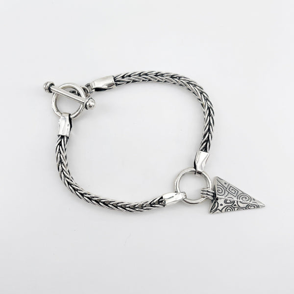 Bracelet ethnique en argent - Tikal