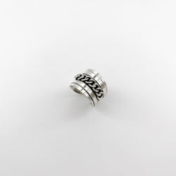 Bague en argent pour homme - Hau 