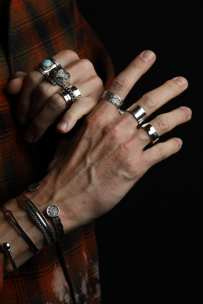 Bagues de luxe en argent 
