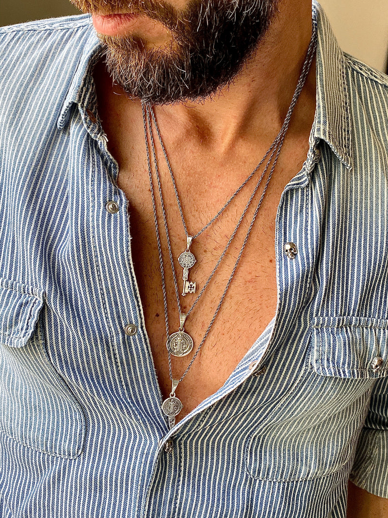 bijoux argent massif homme