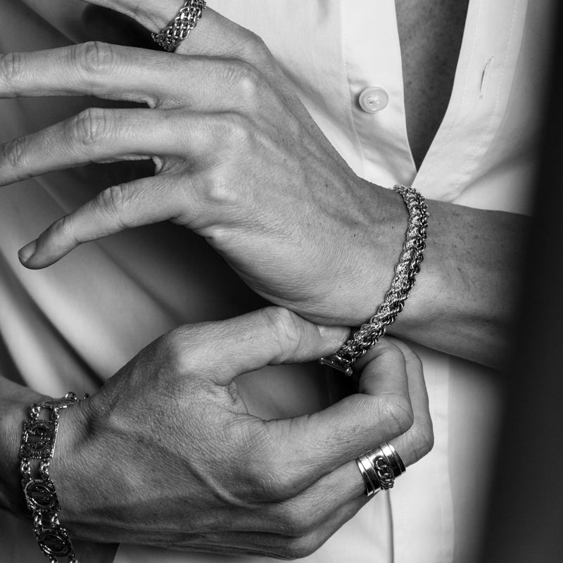 bijoux argent massif homme