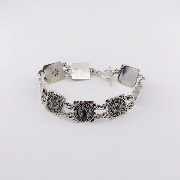 Bracelet argent massif homme Flavio