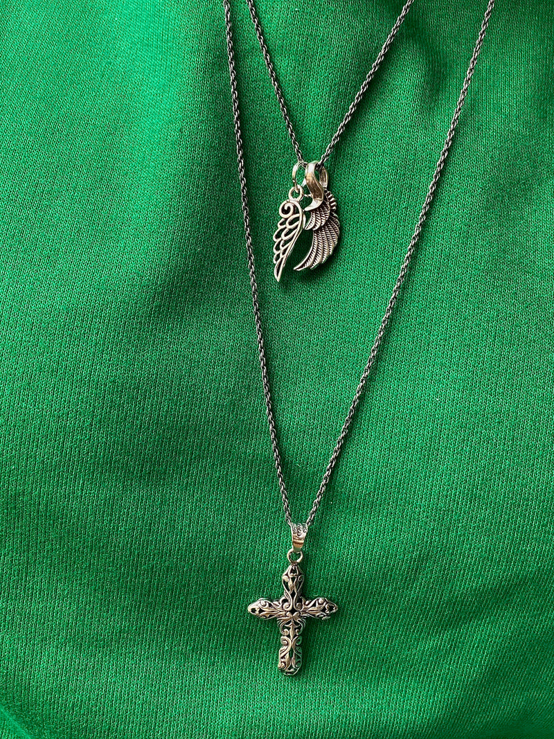 colliers en argent pour homme