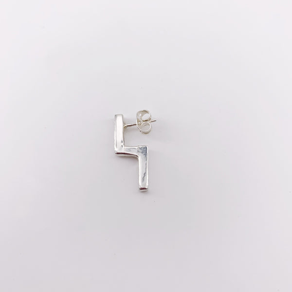Mono boucle d'oreille Aaron - Plata Paris