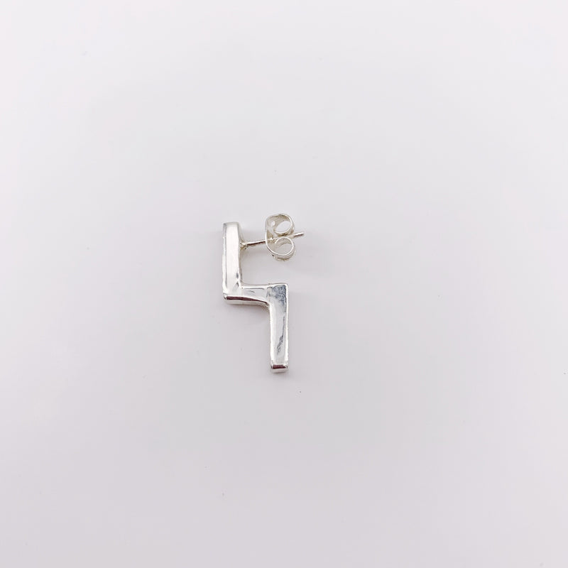 Mono boucle d'oreille Aaron - Plata Paris