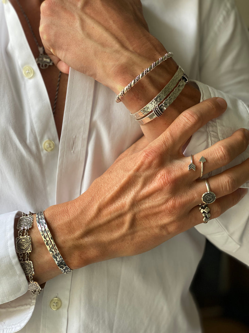 bijoux argent massif homme