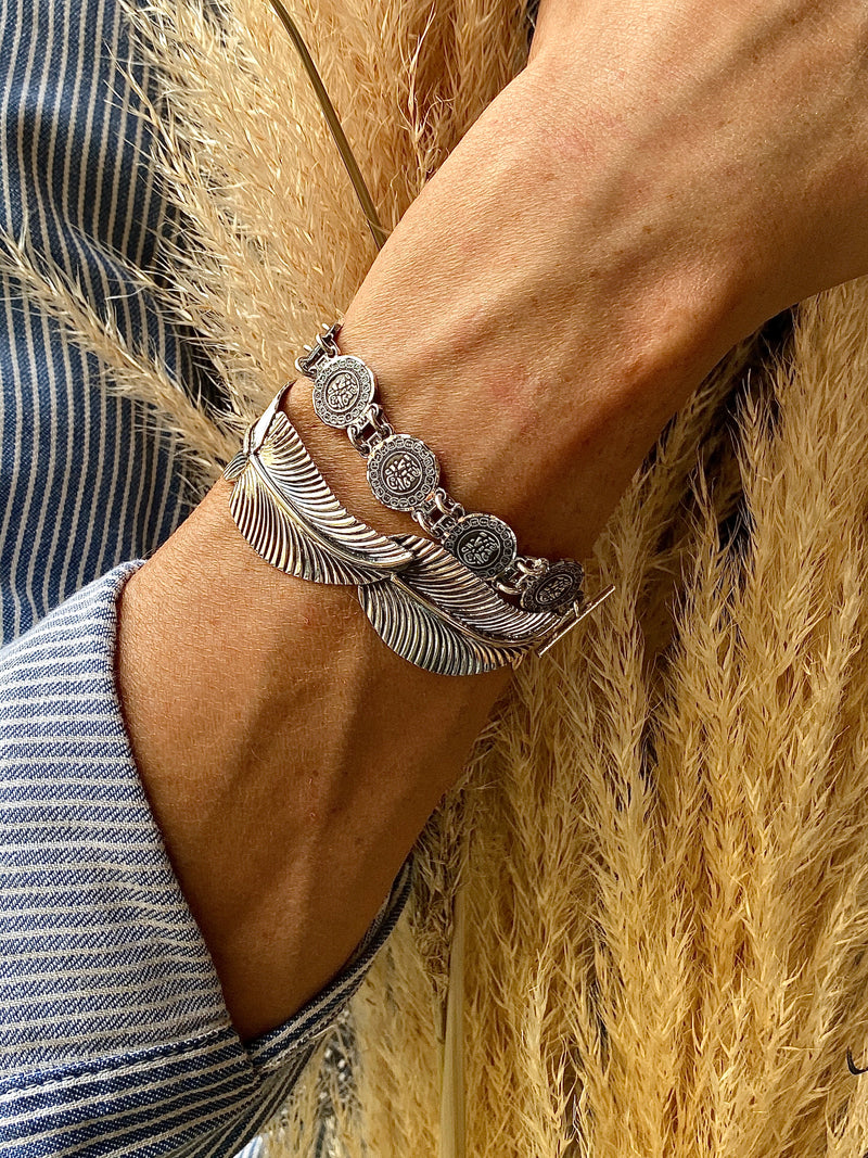 Bracelet en argent massif homme