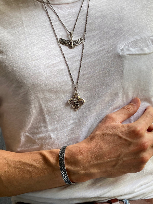 bijoux argent massif homme