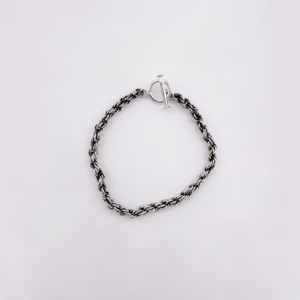 Bracelet en argent massif homme